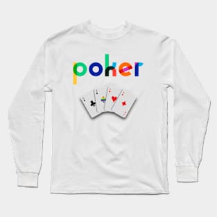 LGBT Poker Player Long Sleeve T-Shirt